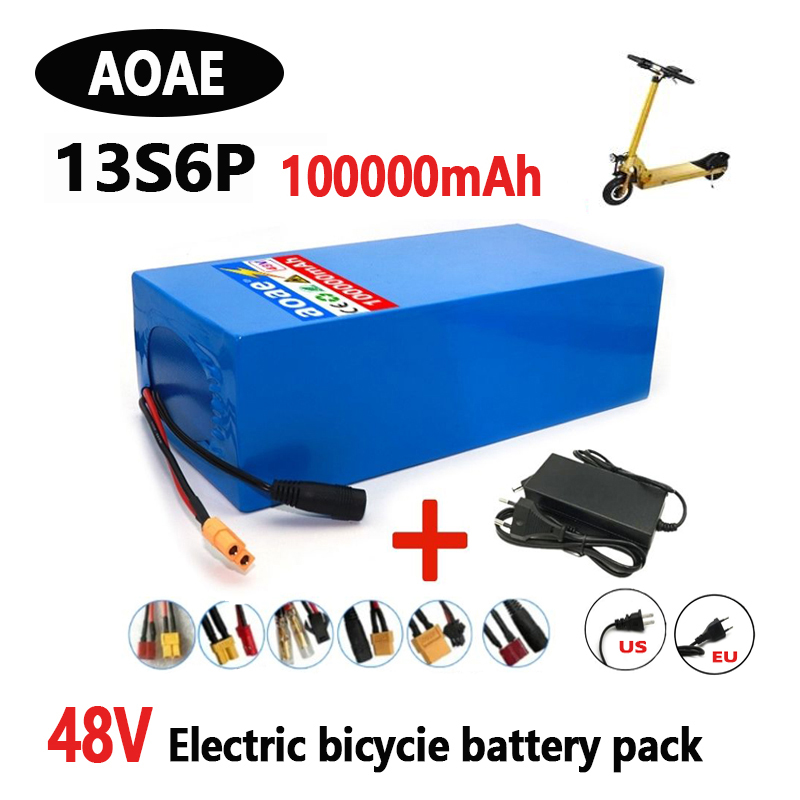 60V 50Ah Electric Scooter Battery - 100%18650Original 48V 100Ah 13s6p Lithium Battery