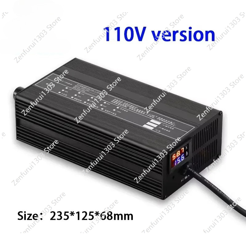72V 15A Fast Charger - 1A - 15A 36V 48V 58.4V
