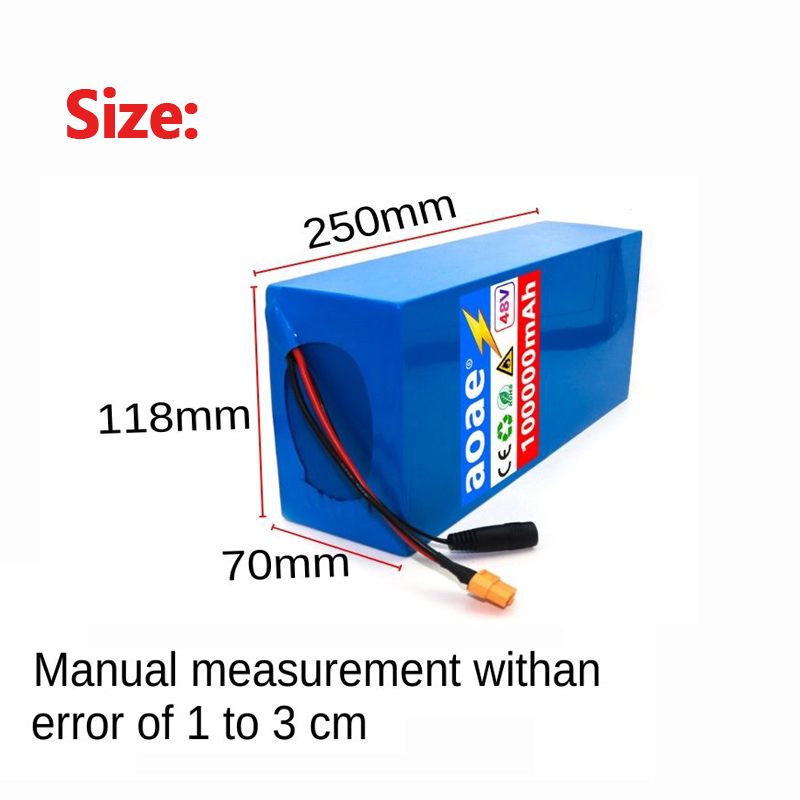 100%18650Original 48V 100Ah 13 - 60V 50Ah Electric Scooter Battery review and price