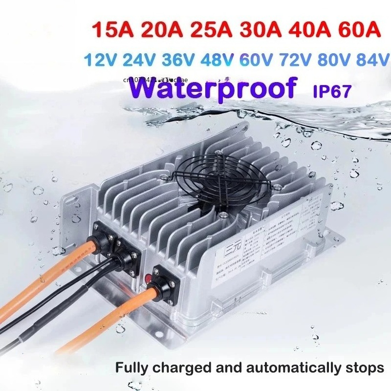 24V 48V 60V 72V 80V 84V 100.8V - 72V 15A Fast Charger review and price