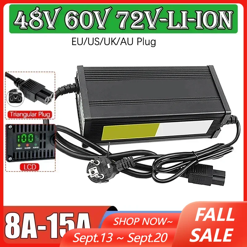 48V 60V 72V Electric Vehicle L - 72V 15A Fast Charger review and price